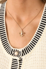 The Coast Of France Gold Fleur-De-Lis Necklace