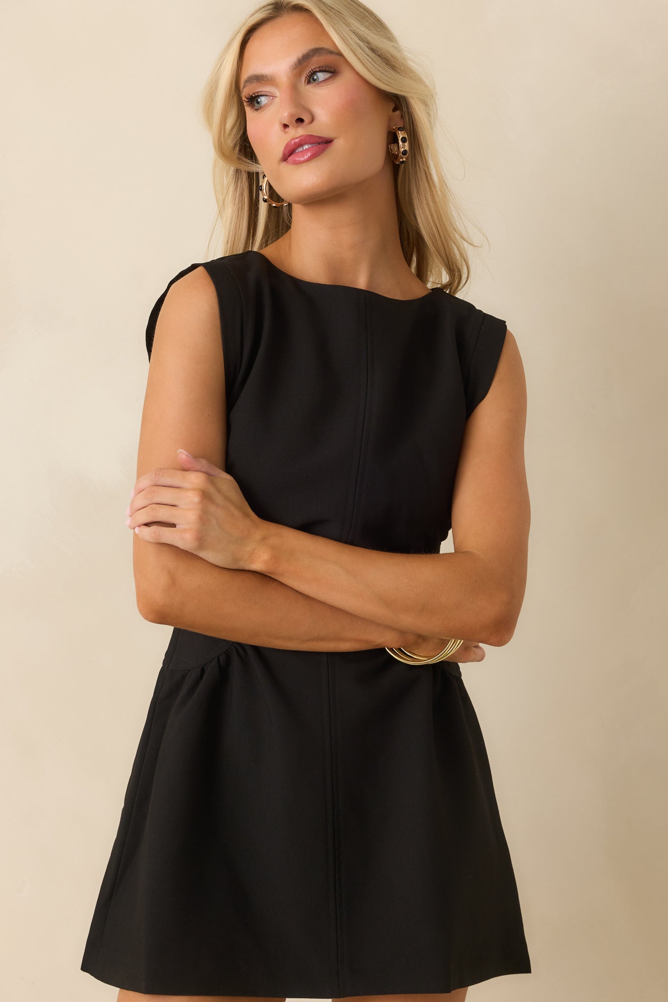 MINKPINK Black Romy Mini Dress