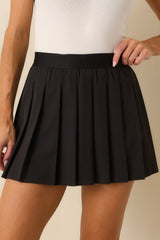 Z Supply Black Full Swing Mini Skirt