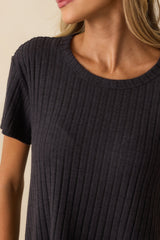 Z Supply Black Kara Rib Tee