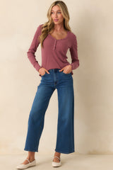 Always First Dark Wash Wide Leg Jeans