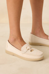 Ready For Whatever Ivory Faux Suede Platform Penny Loafers