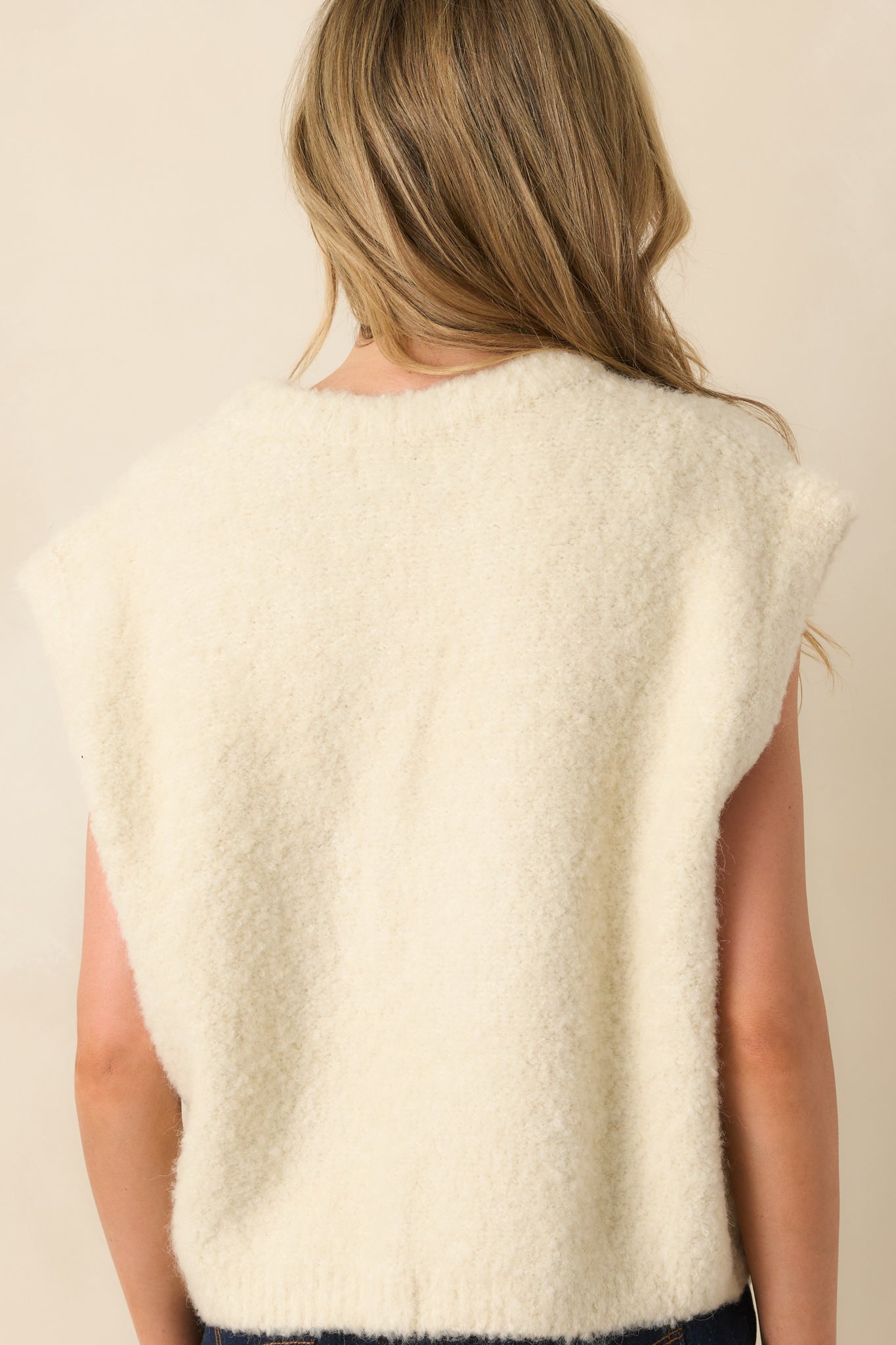 FRNCH Ivory Wool Blend Jasmin Sweater