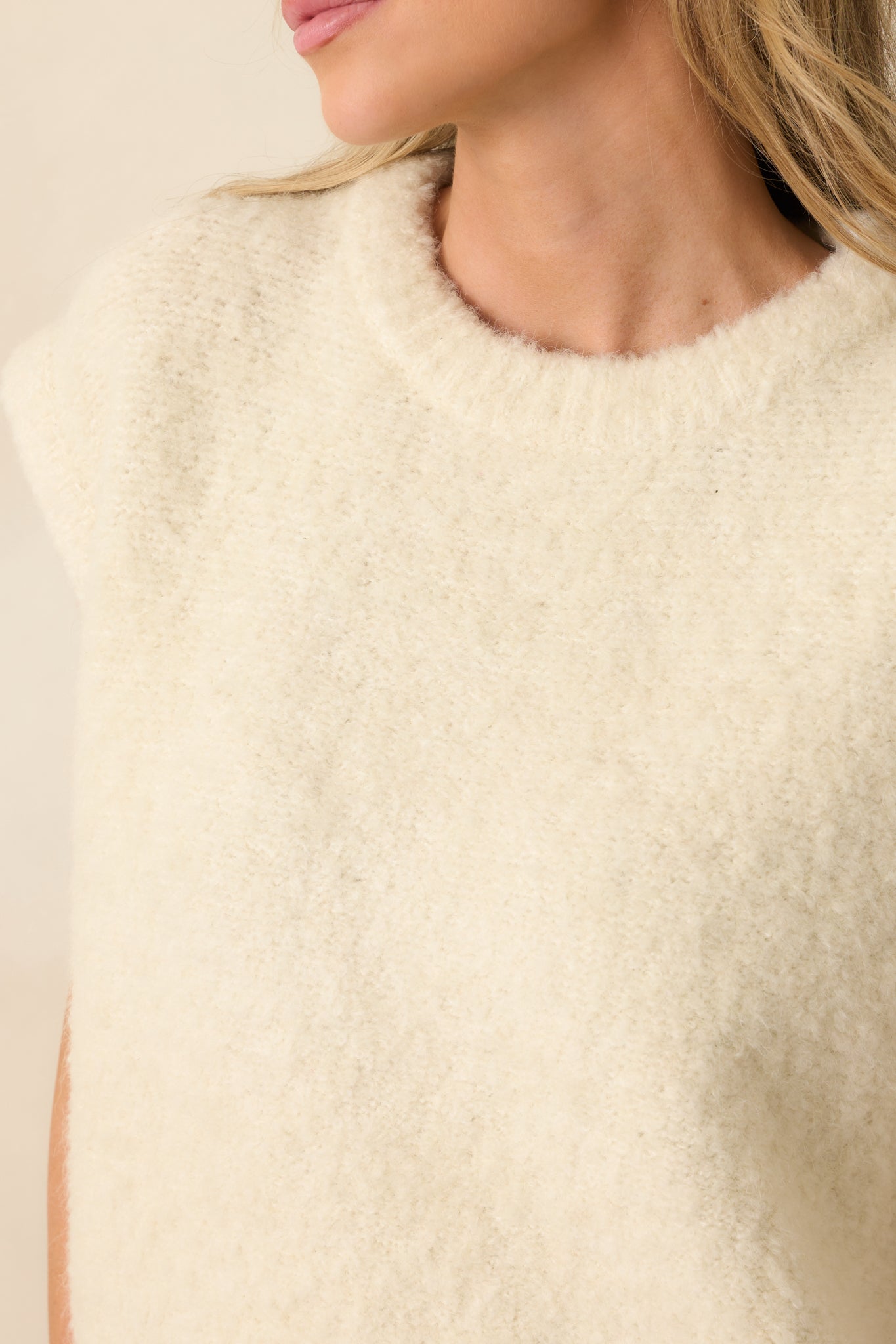 FRNCH Ivory Wool Blend Jasmin Sweater