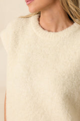 FRNCH Ivory Wool Blend Jasmin Sweater