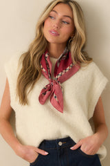 FRNCH Ivory Wool Blend Jasmin Sweater