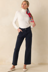 Comfortable Charm Ivory Turtleneck Sweater