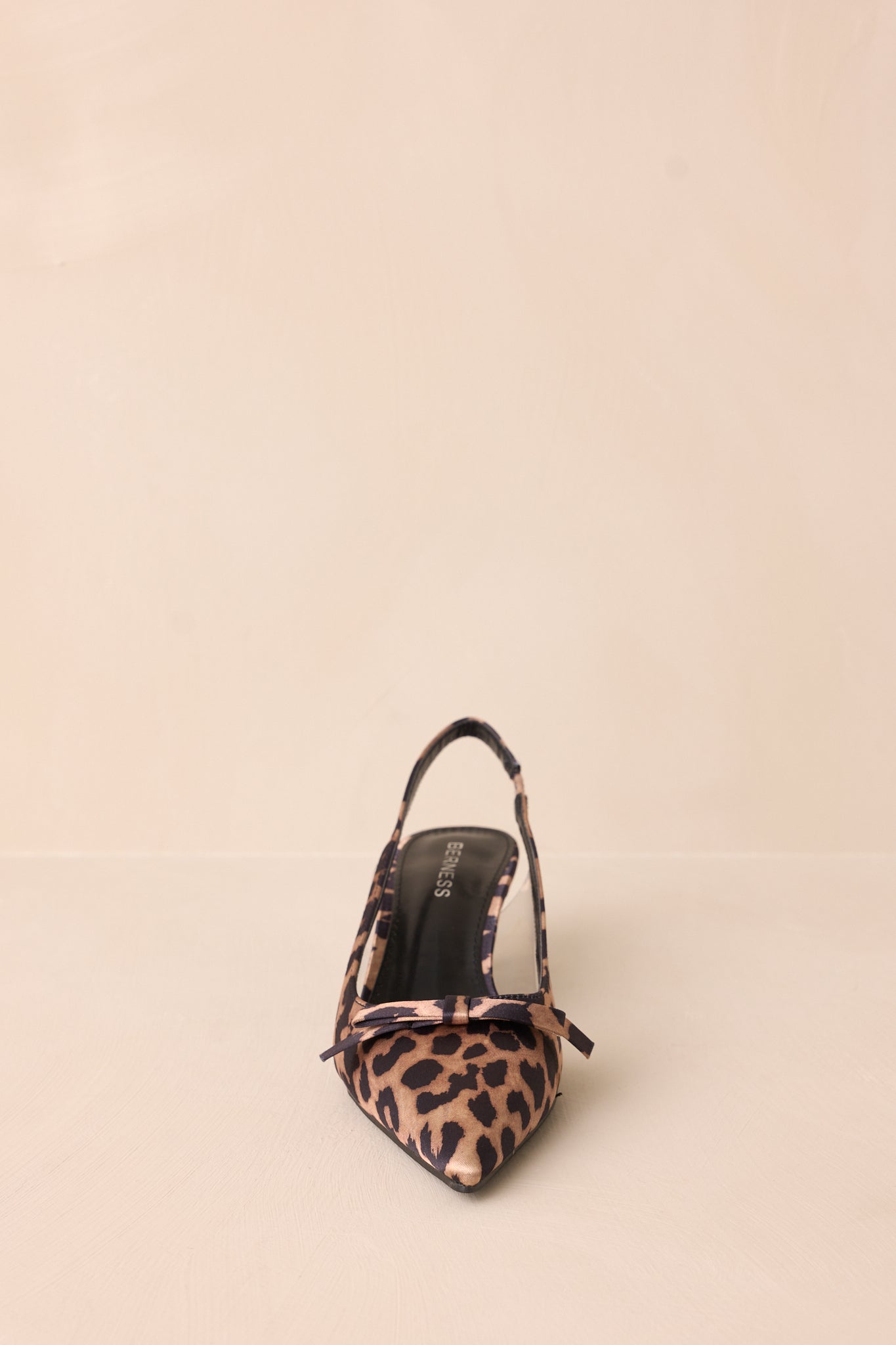Regal Steps Leopard Print Slingback Kitten Heels
