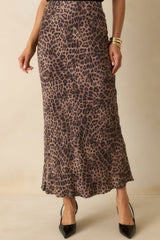Z Supply Brown Rayon Izabel Leopard Skirt