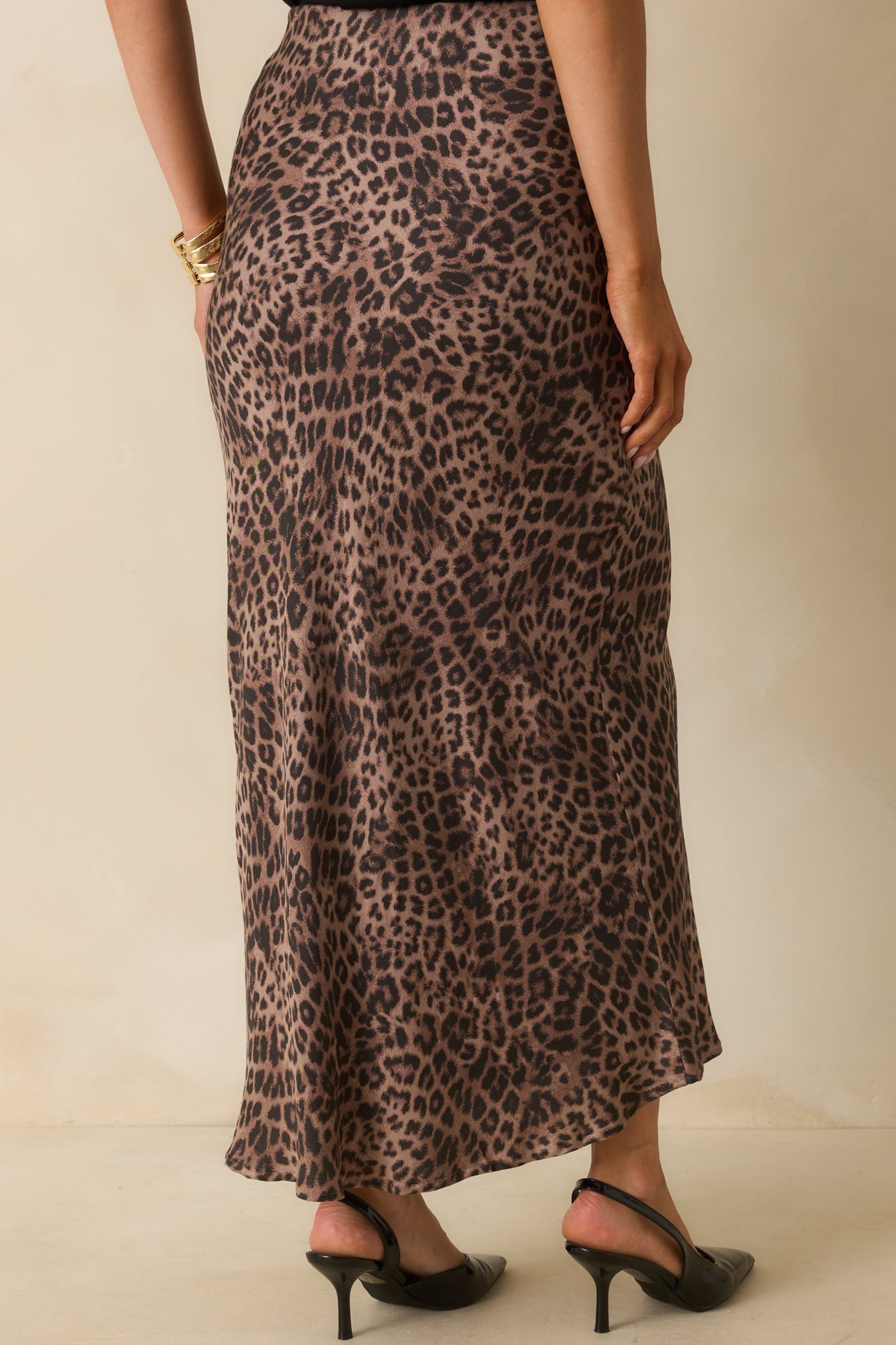 Z Supply Brown Rayon Izabel Leopard Skirt