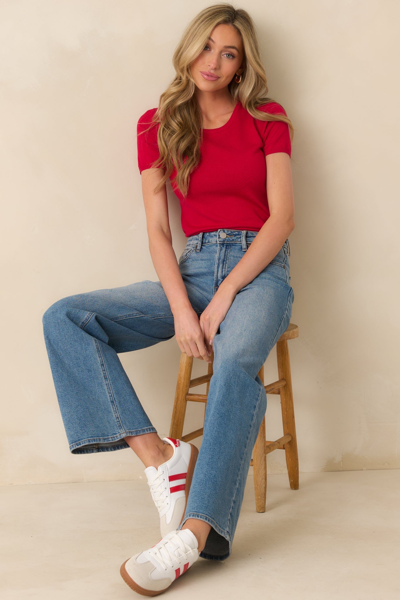 Day Dreaming Medium Wash Wide Leg Jeans