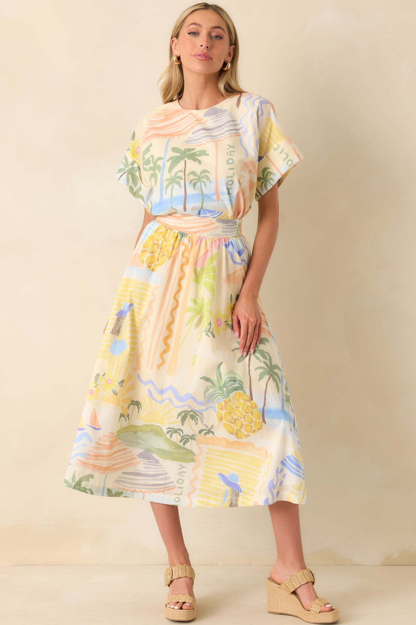 Prosperina Baileigh Multi Print Cotton Top