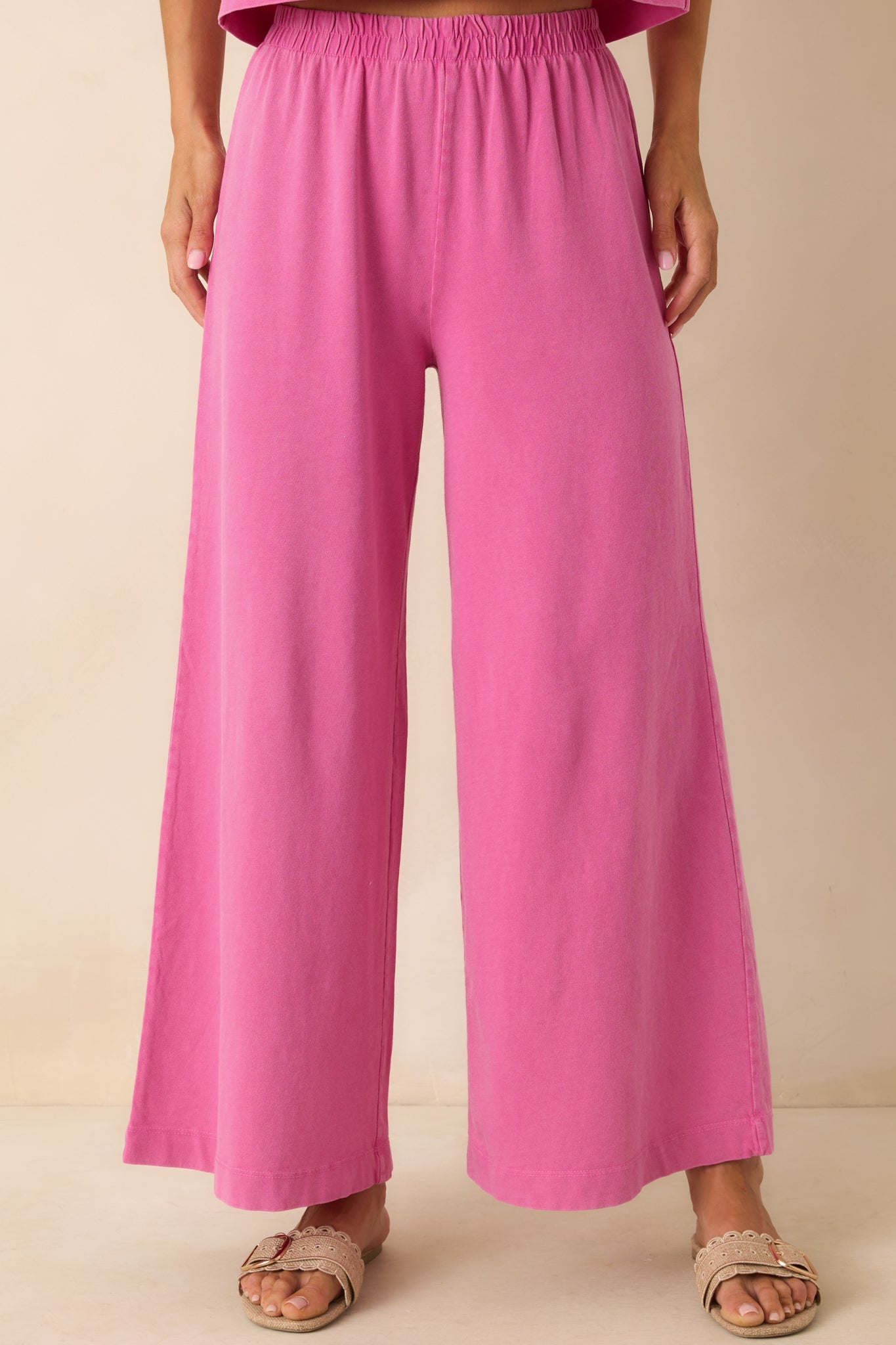 Z Supply Pink Cotton Scout Jersey Pants