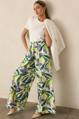 Prosperina Barrett Multi Floral Print Cotton Pants
