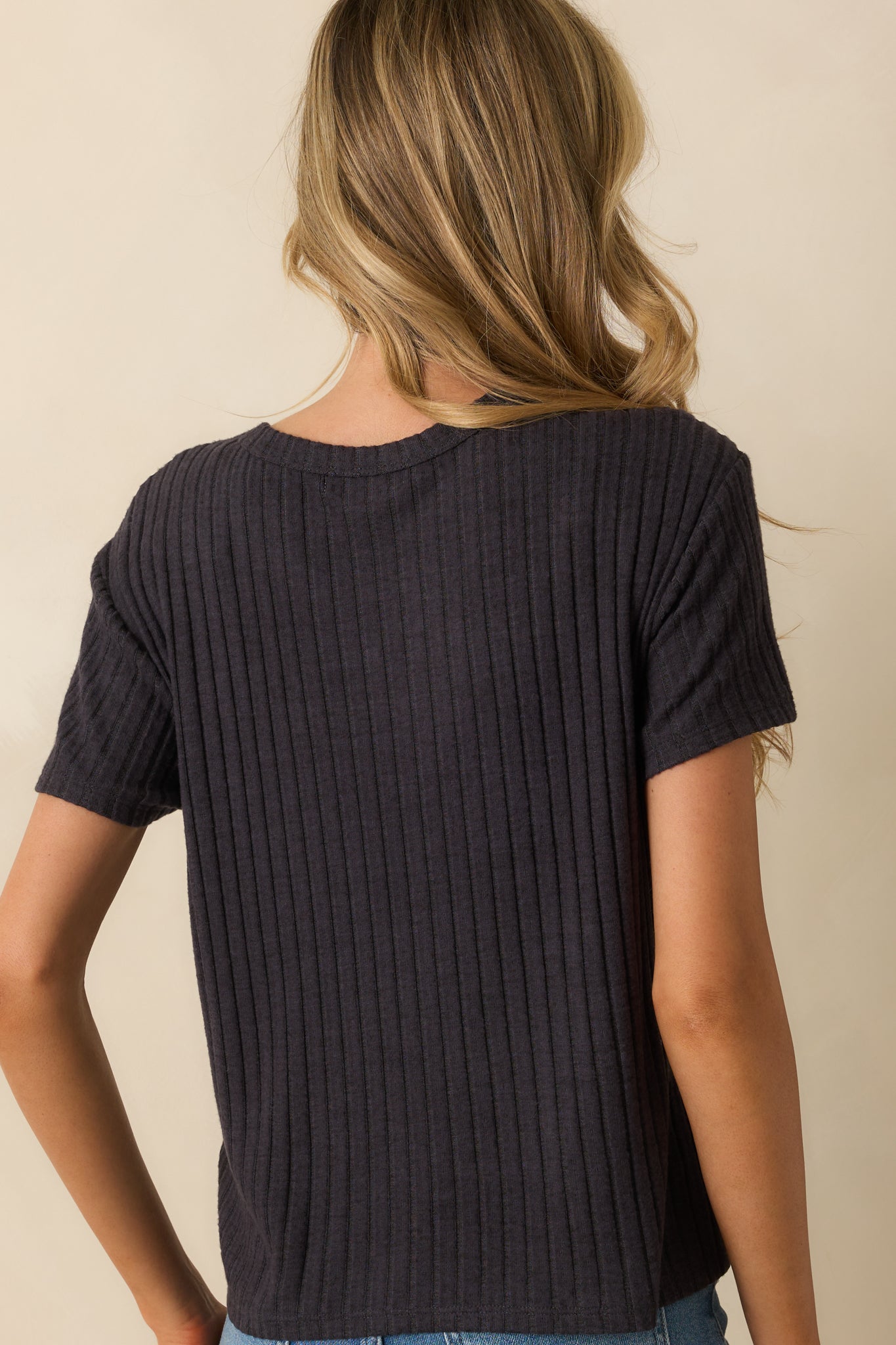 Z Supply Black Kara Rib Tee