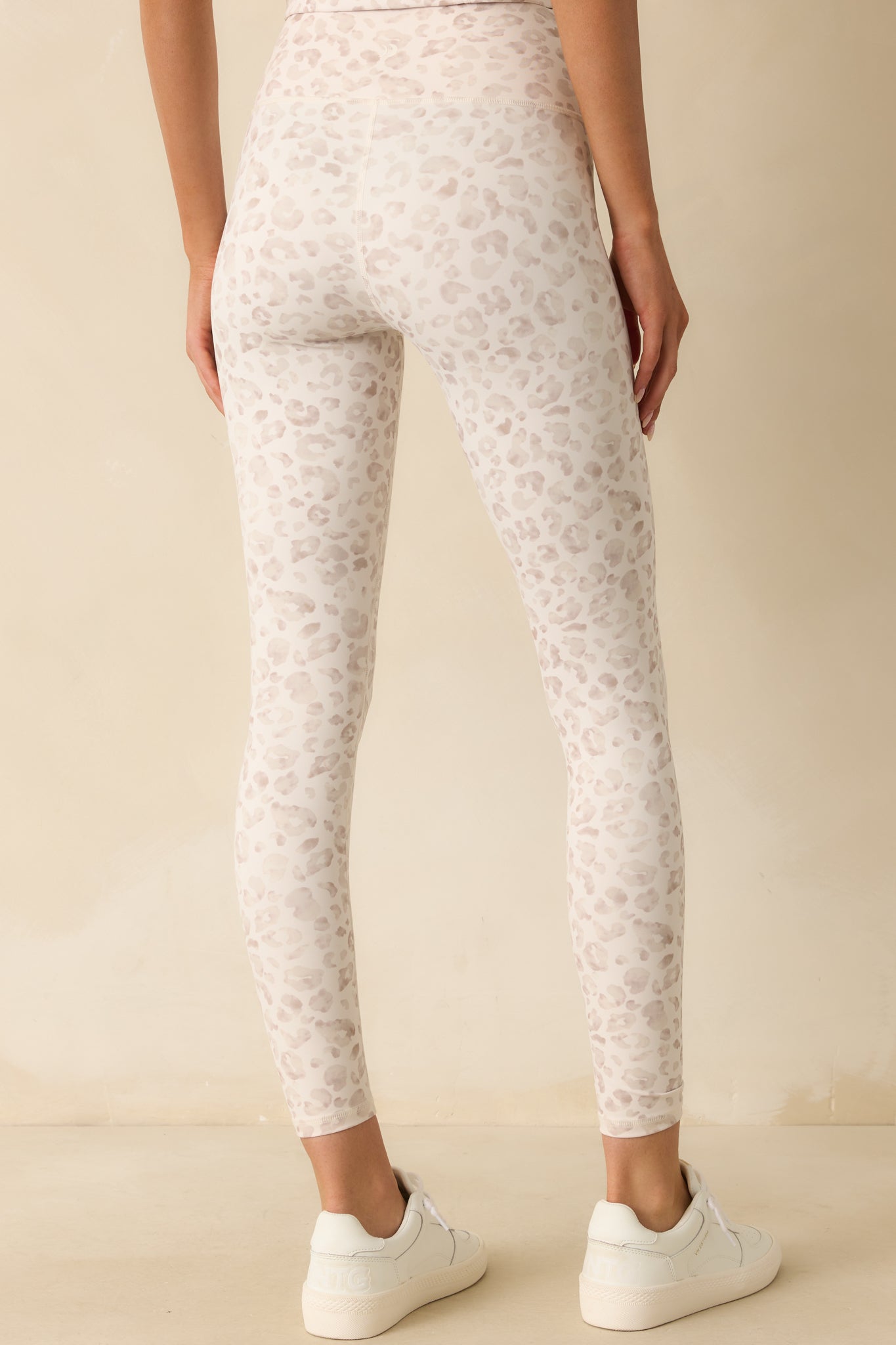 Z Supply Ivory Formation Leopard Ankle Leggings