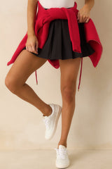 Z Supply Black Full Swing Mini Skirt