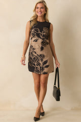 Staple The Label Black Multi Floral Mira Mini Dress