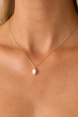 A Brighter Perspective Gold Ivory Pearl Necklace