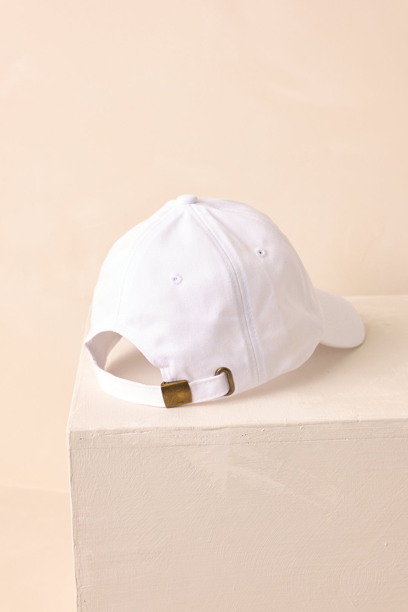 The Tennis Club 1998 White Embroidered Cotton Baseball Cap