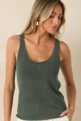 Z Supply Perch Everglade Green Linen Tank