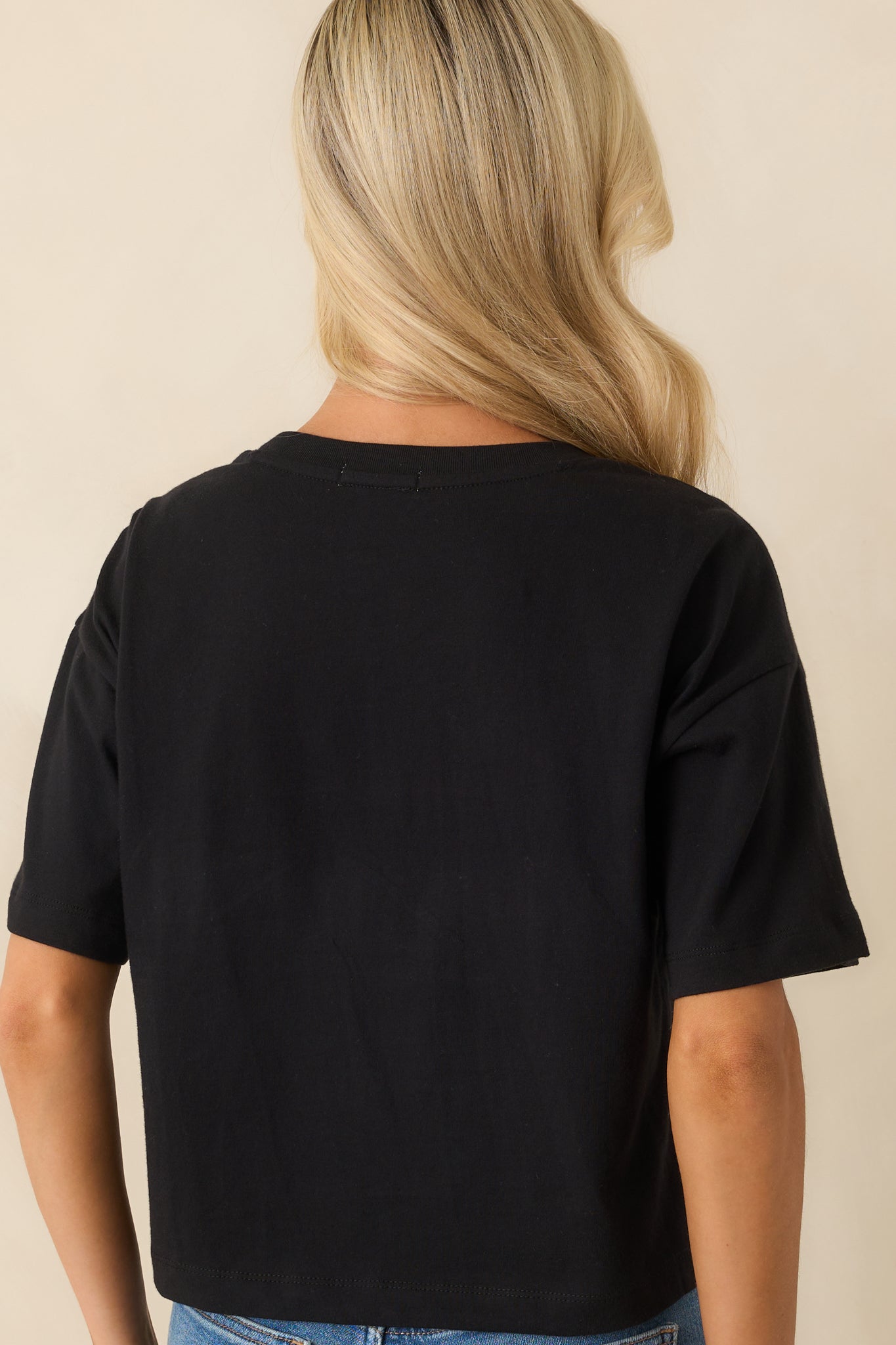 Z Supply Black On The Go Cotton Jersey Tee